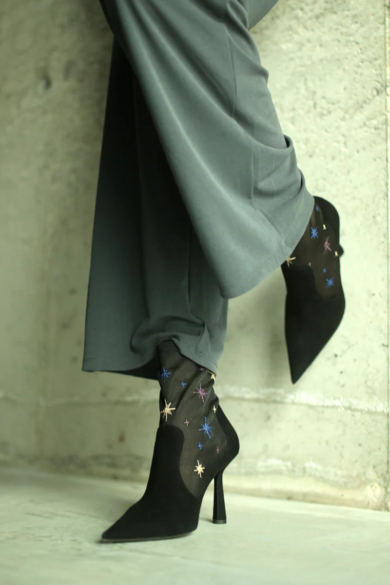 ANNA BOOT 95 IN BLACK SUEDE - Image 3