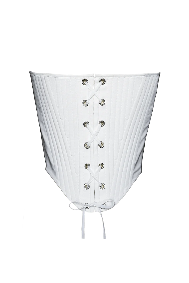 BAROQUE CORSET IN BLANC - Image 4
