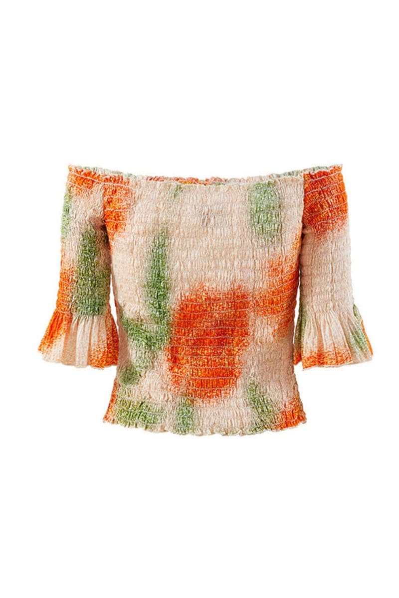 BEIGE ROSA OFF-SHOULDER TOP - Image 4