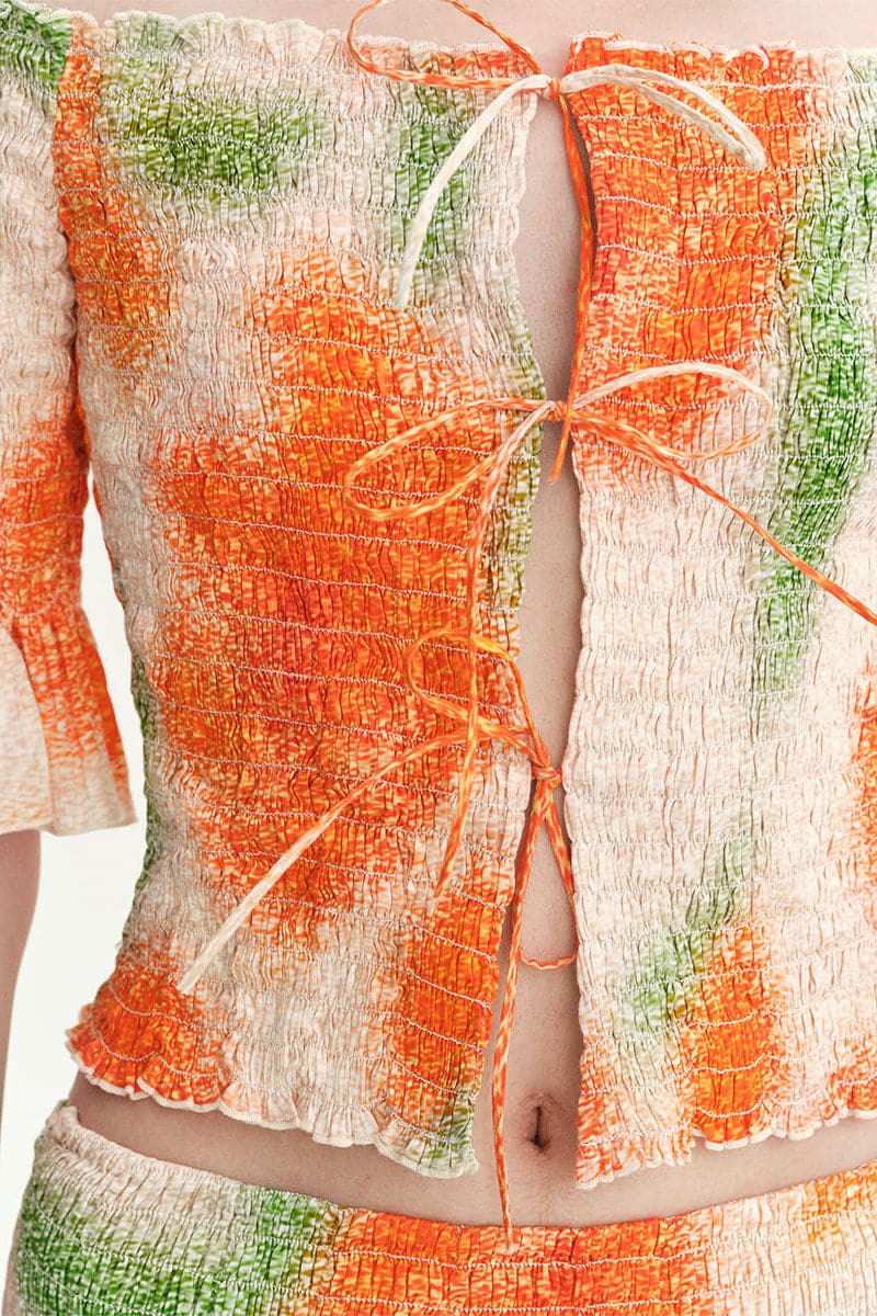 BEIGE ROSA OFF-SHOULDER TOP - Image 5