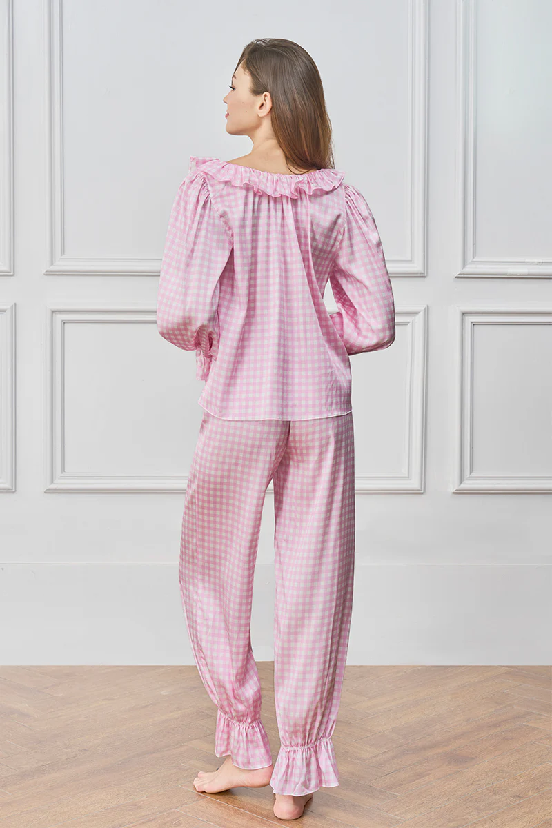 BLOOMING WOMEN'S PAJAMA SET IN PINK - Image 3