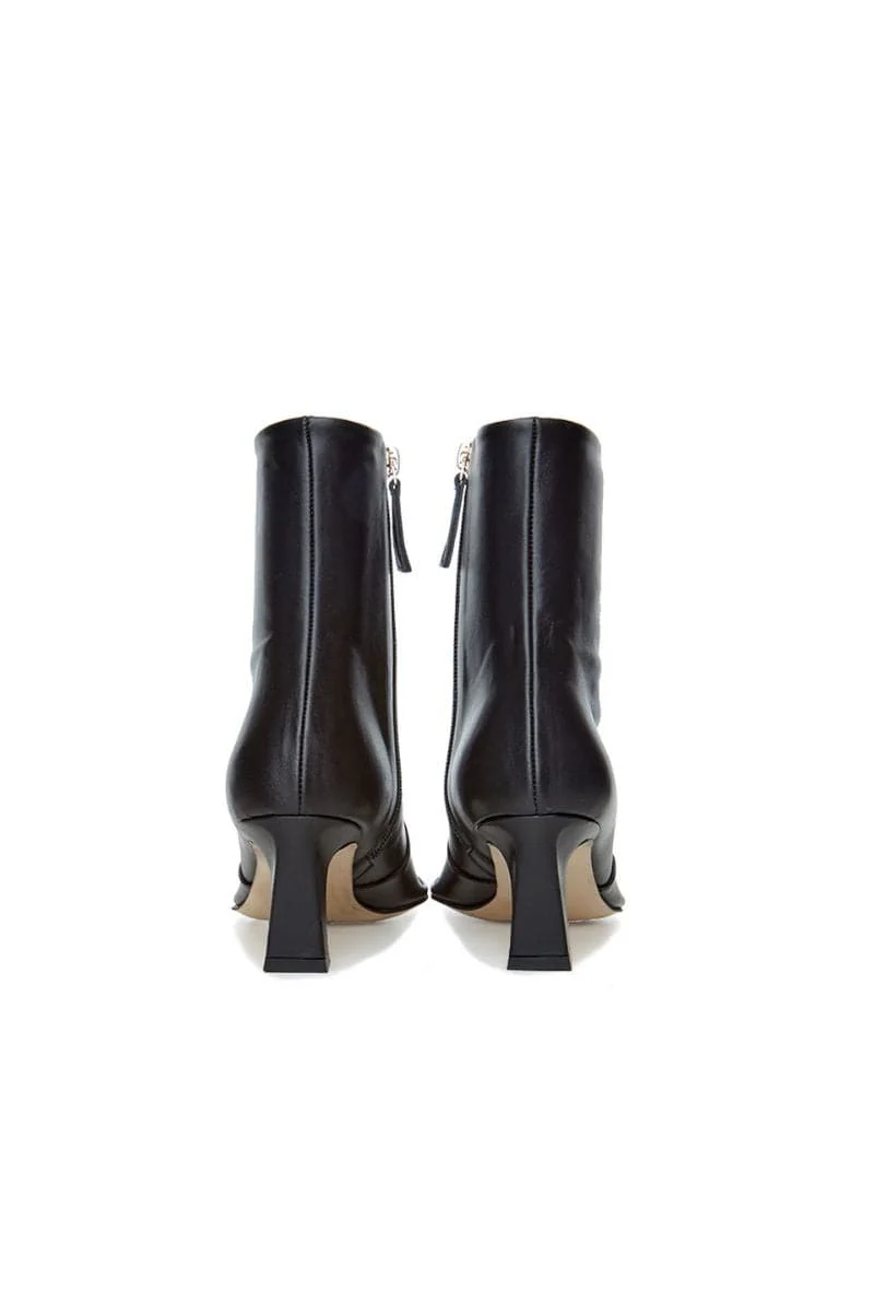 CALAIS BLACK ANKLE BOOTS - Image 3