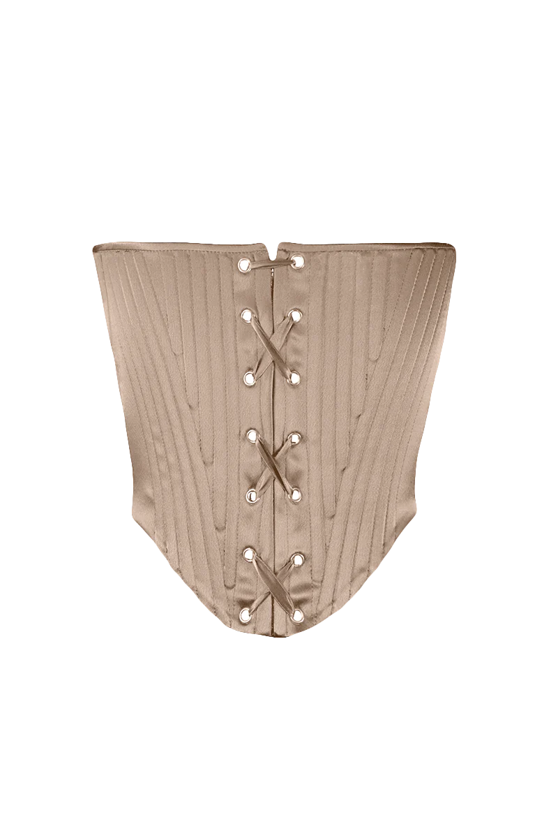 CHAMPAGNE TWO-PIECE TWIST SET - Image 3