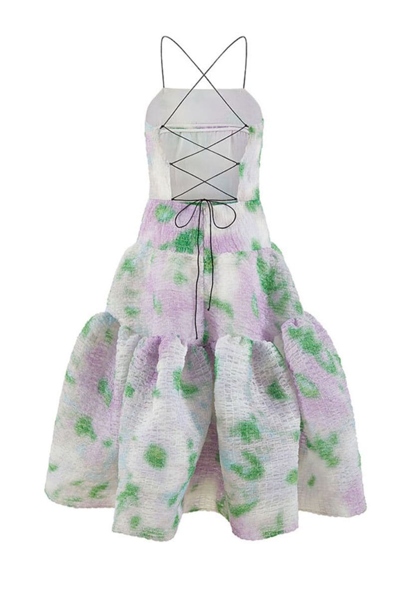 DAISY PRINT STACEY MIDI DRESS - Image 4