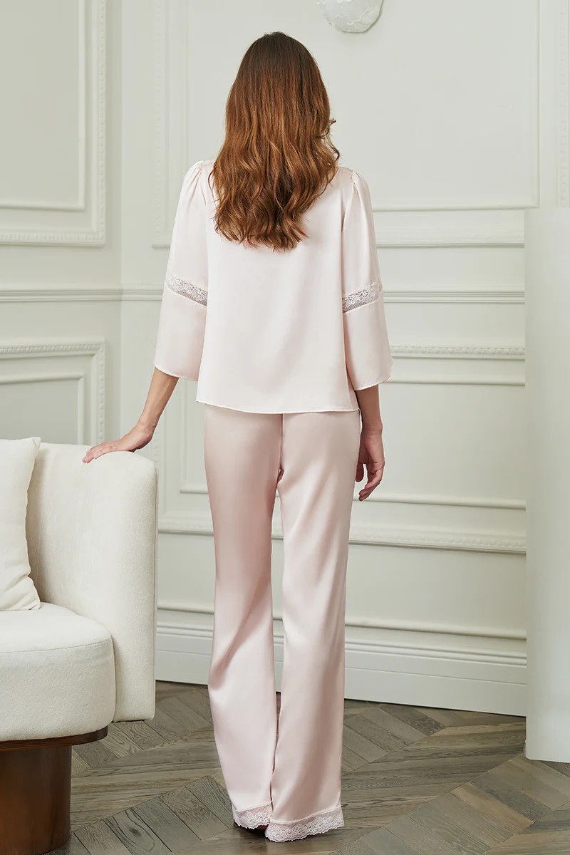 DREAM WOMEN'S PAJAMA SET IN PINK - Image 4