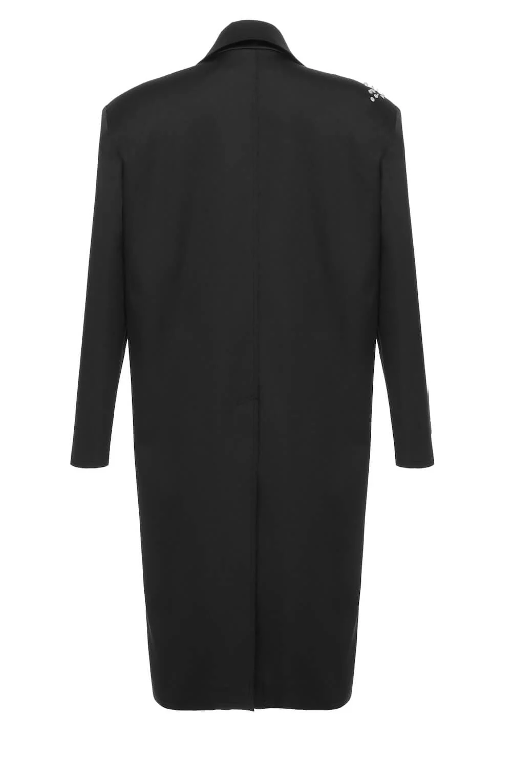 EMBELLISHED SILK-BLEND COAT - Image 3