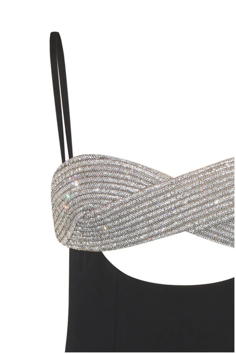 ETERNITY CRYSTAL BLACK DRESS - Image 6