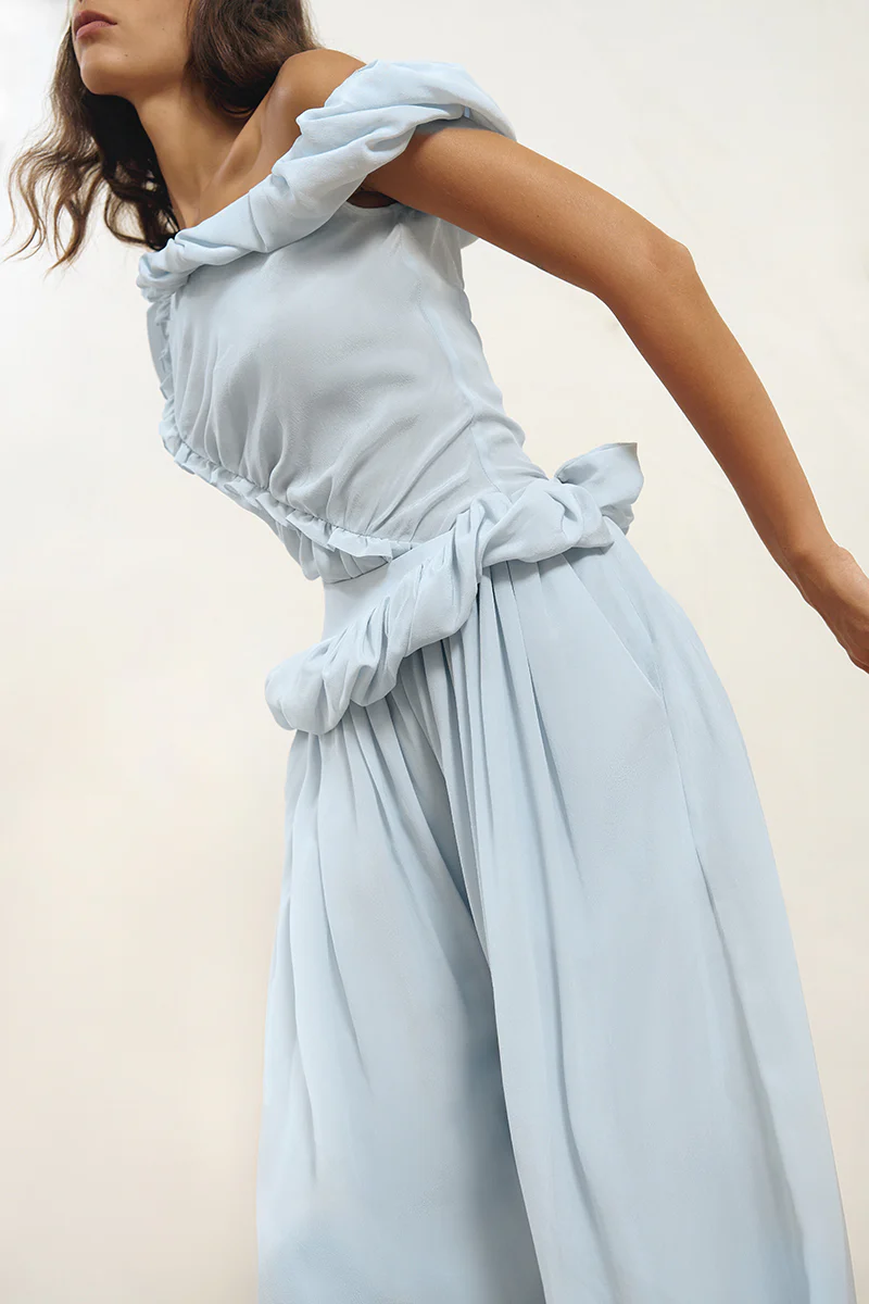 FALLING PANTS IN BLUE - Image 3