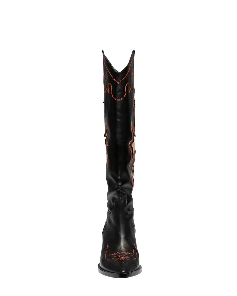 GIGI EMBROIDERED LEATHER KNEE BOOTS - Image 6