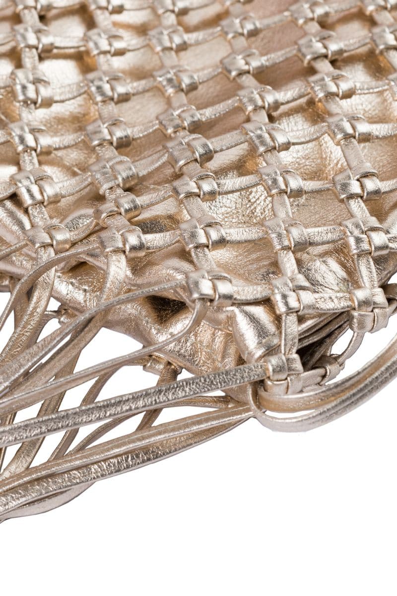 GOLD LA RED MINI LEATHER BAG - Image 3