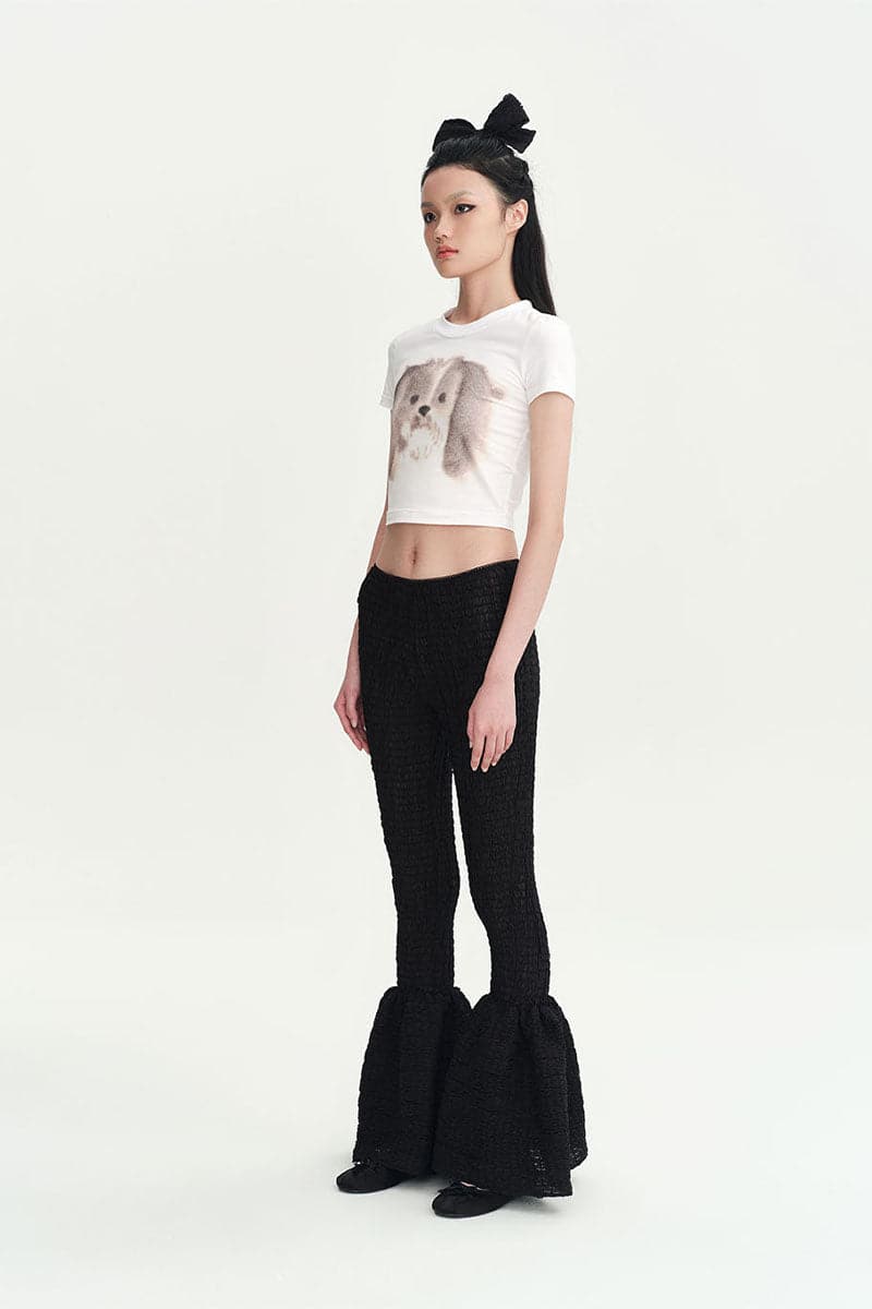 HAND-DRAWN DOG HEAD T-SHIRT - Image 6