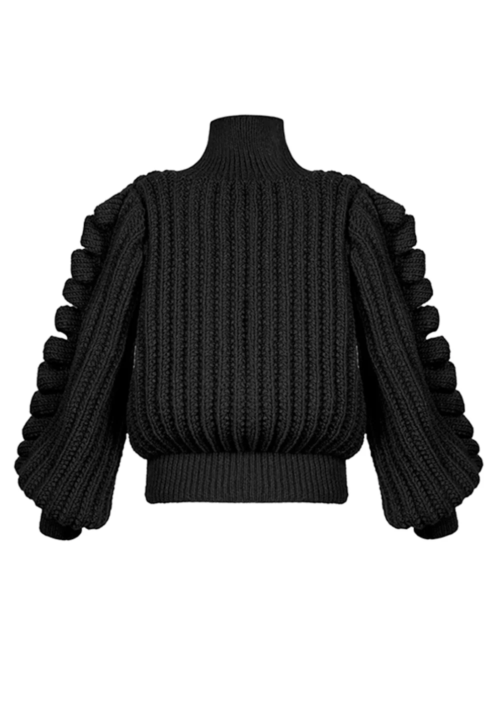 HIGH-NECK KNITTED SWEATER - Image 3