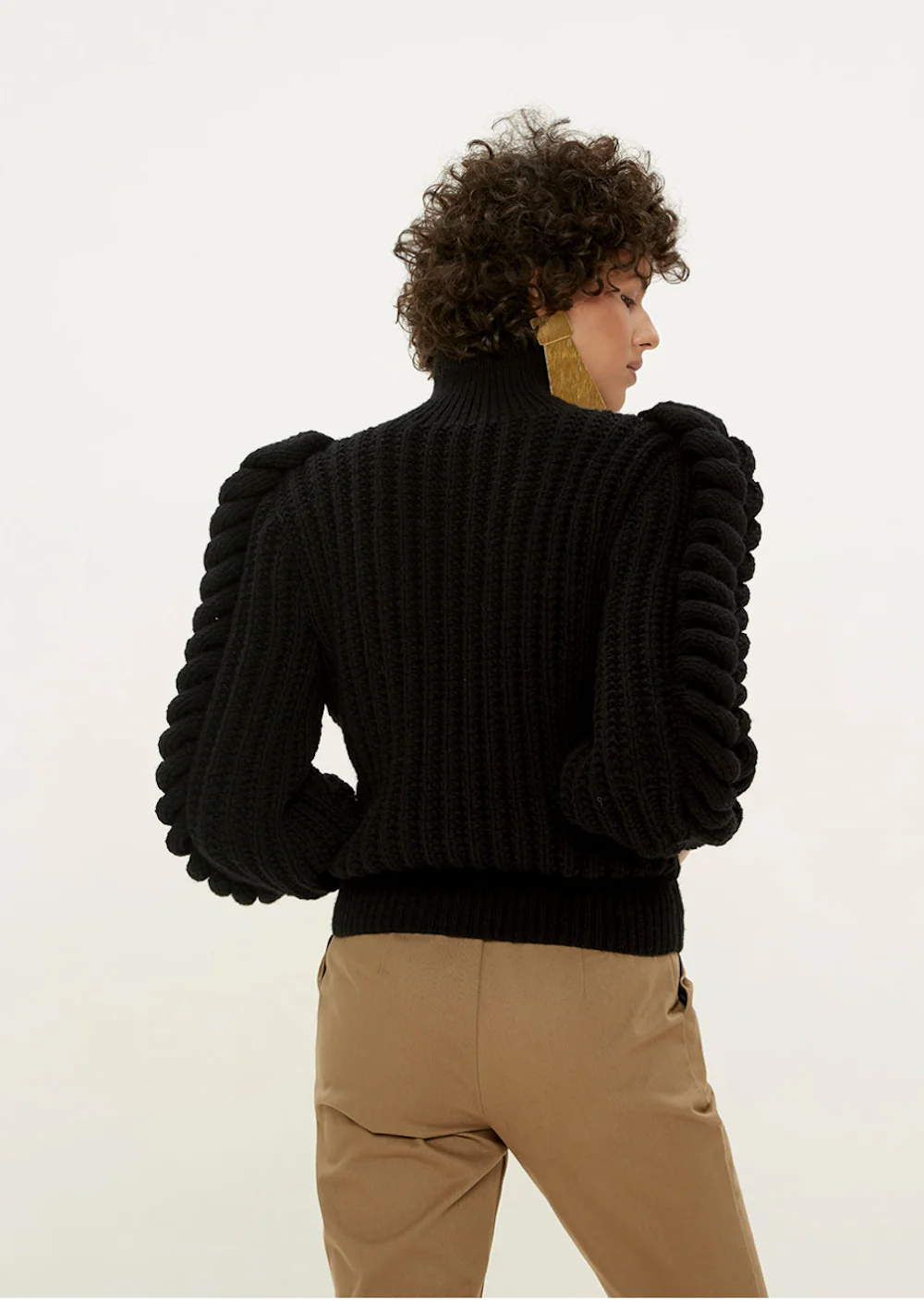 HIGH-NECK KNITTED SWEATER - Image 4
