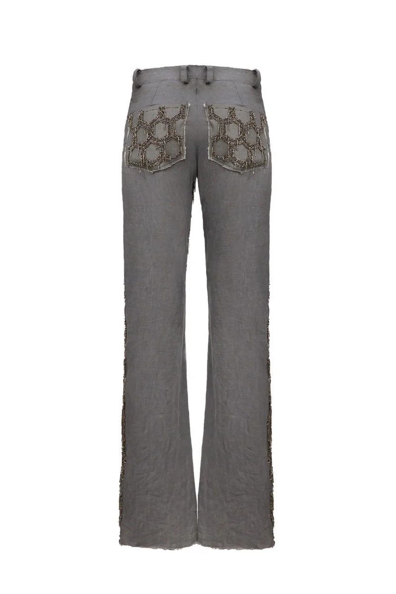 KYA DENIM JEANS IN GRAY - Image 3