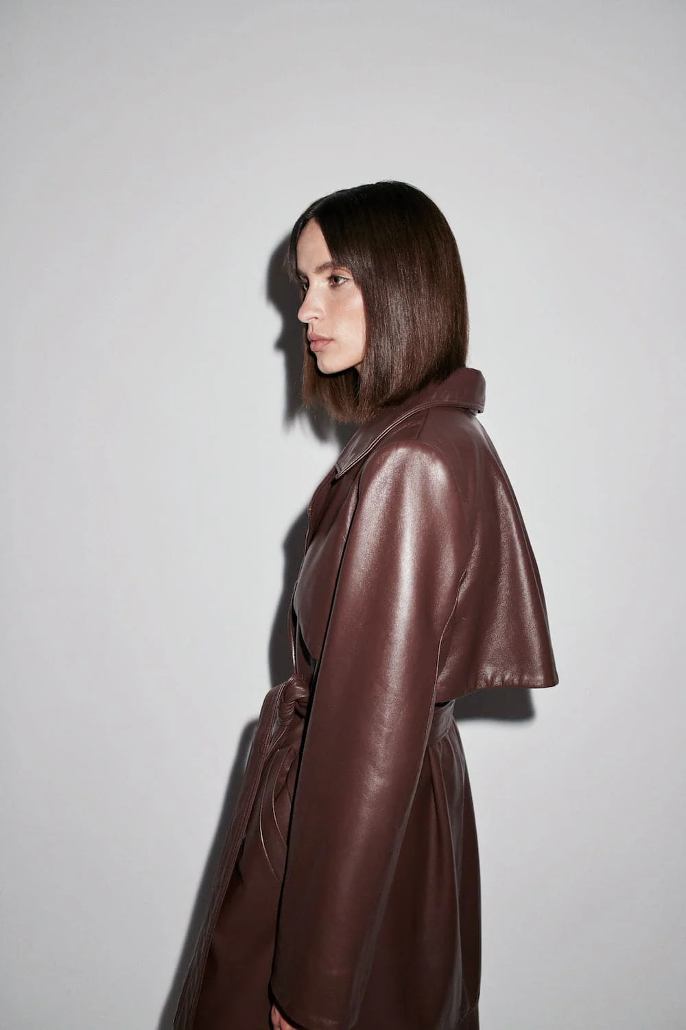 LEONORA LEATHER TRENCH COAT - Image 4