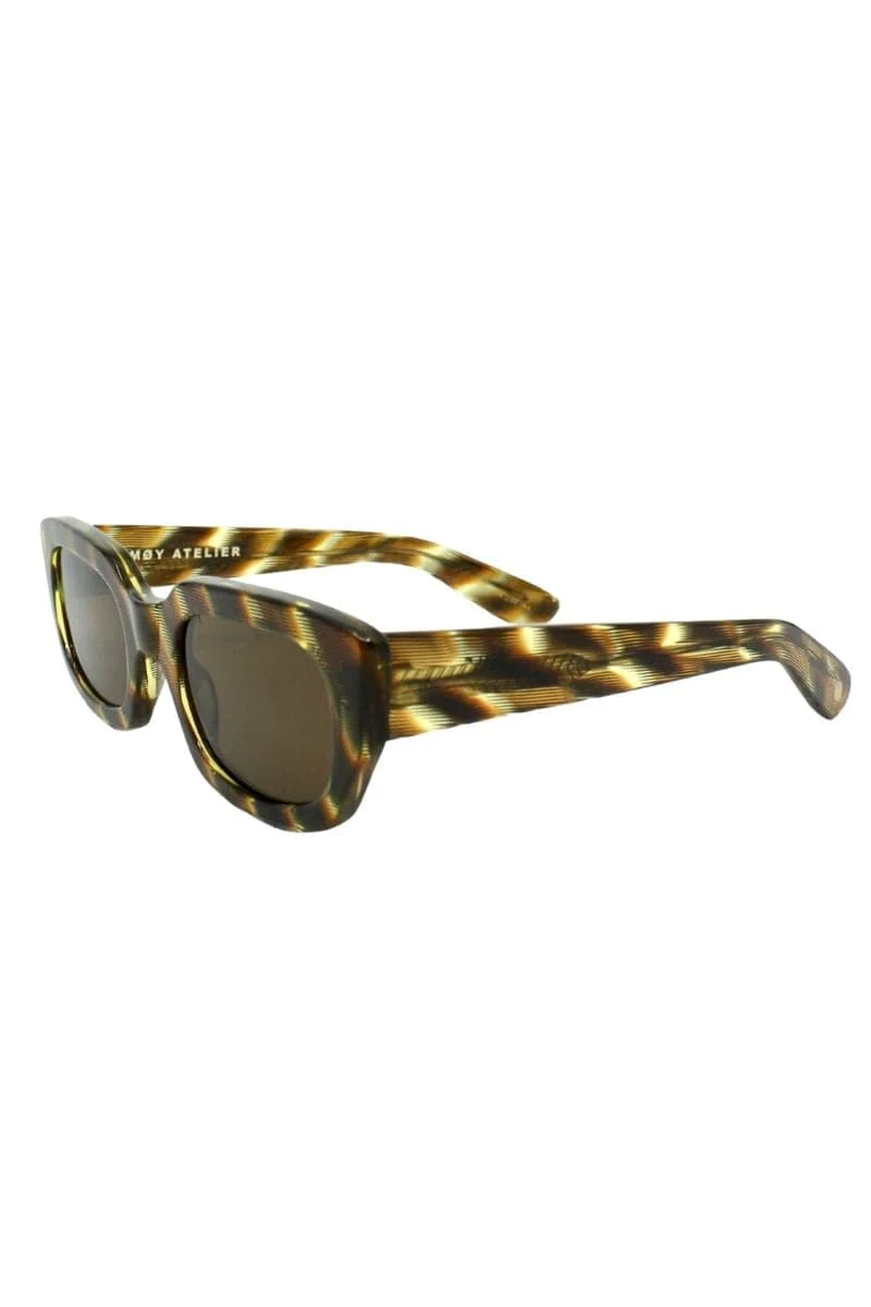 LONE SPECIAL PATTERN ACETATE NYLON LENSE SUNGLASSES - Image 3