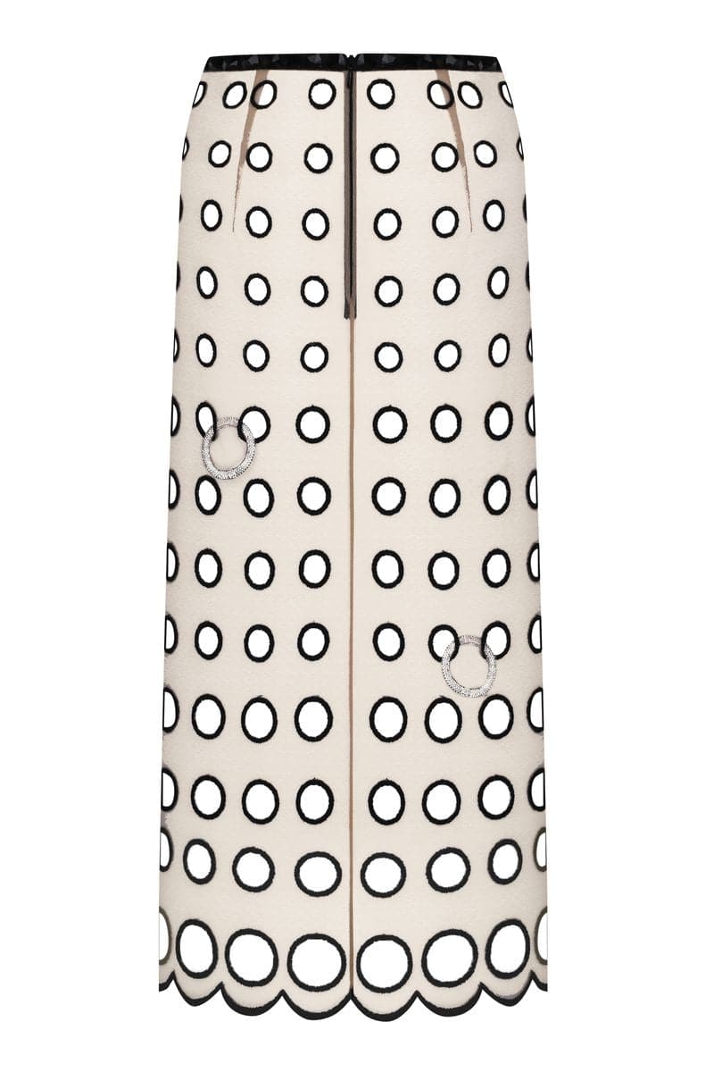 NUDE PIERCING MIDI SKIRT - Image 4