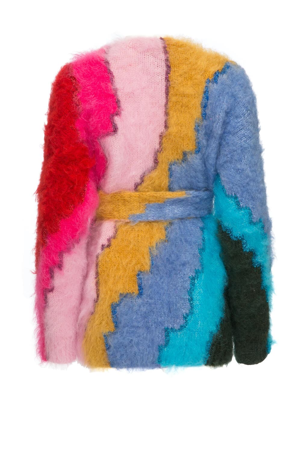 OVERSIZED BELTED MOHAIR CARDIGAN - Image 4