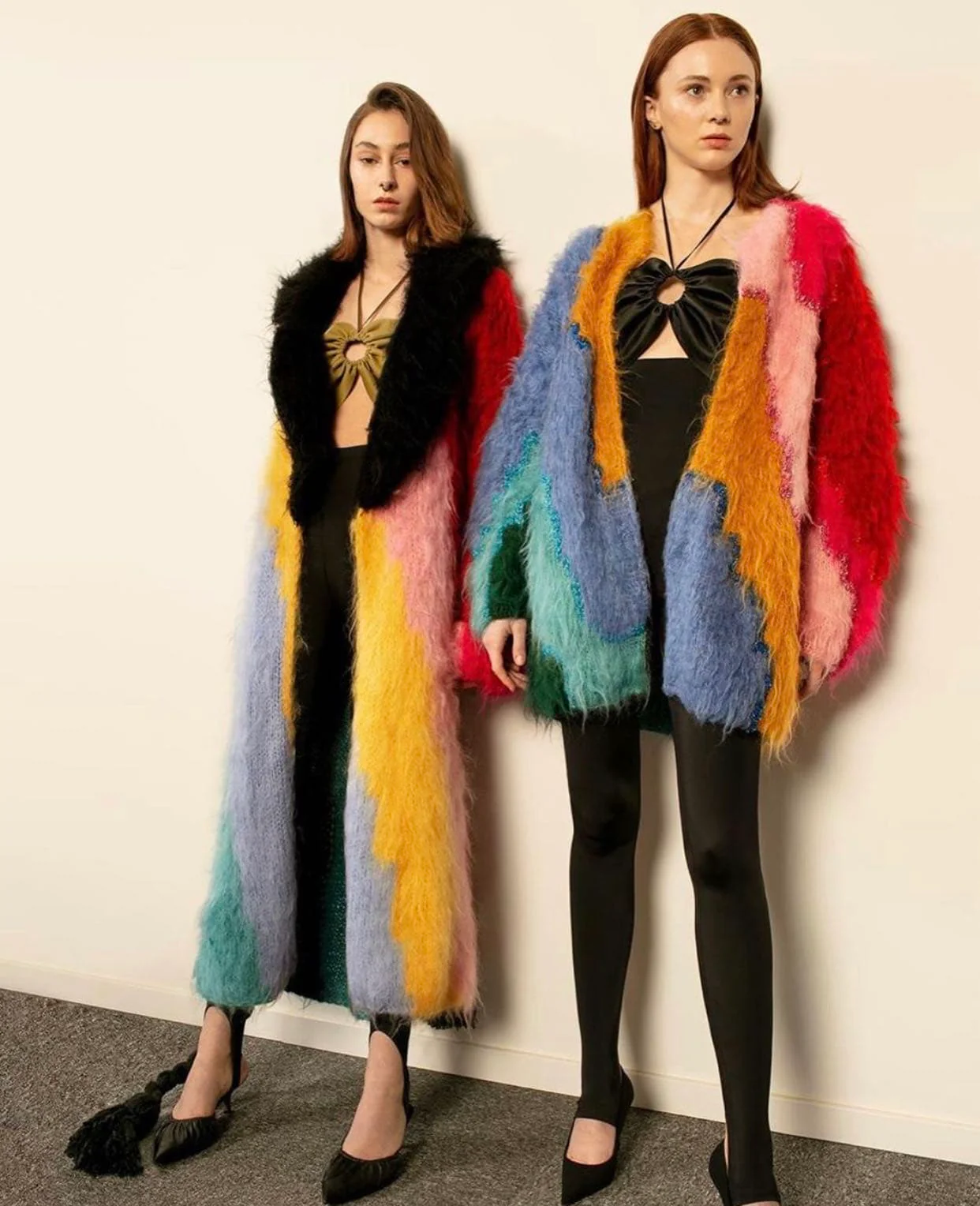 OVERSIZED BELTED MOHAIR CARDIGAN - Image 6