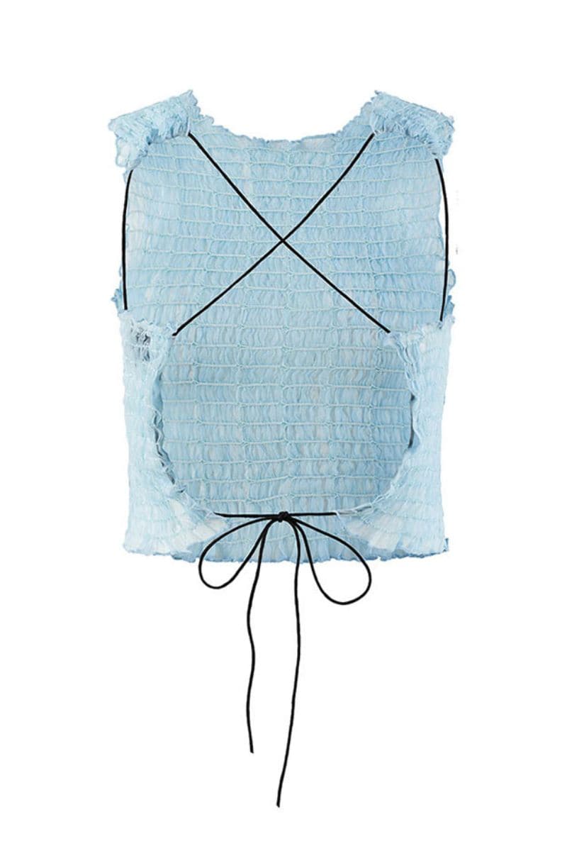 PASTEL BLUE AMELIA TOP - Image 4