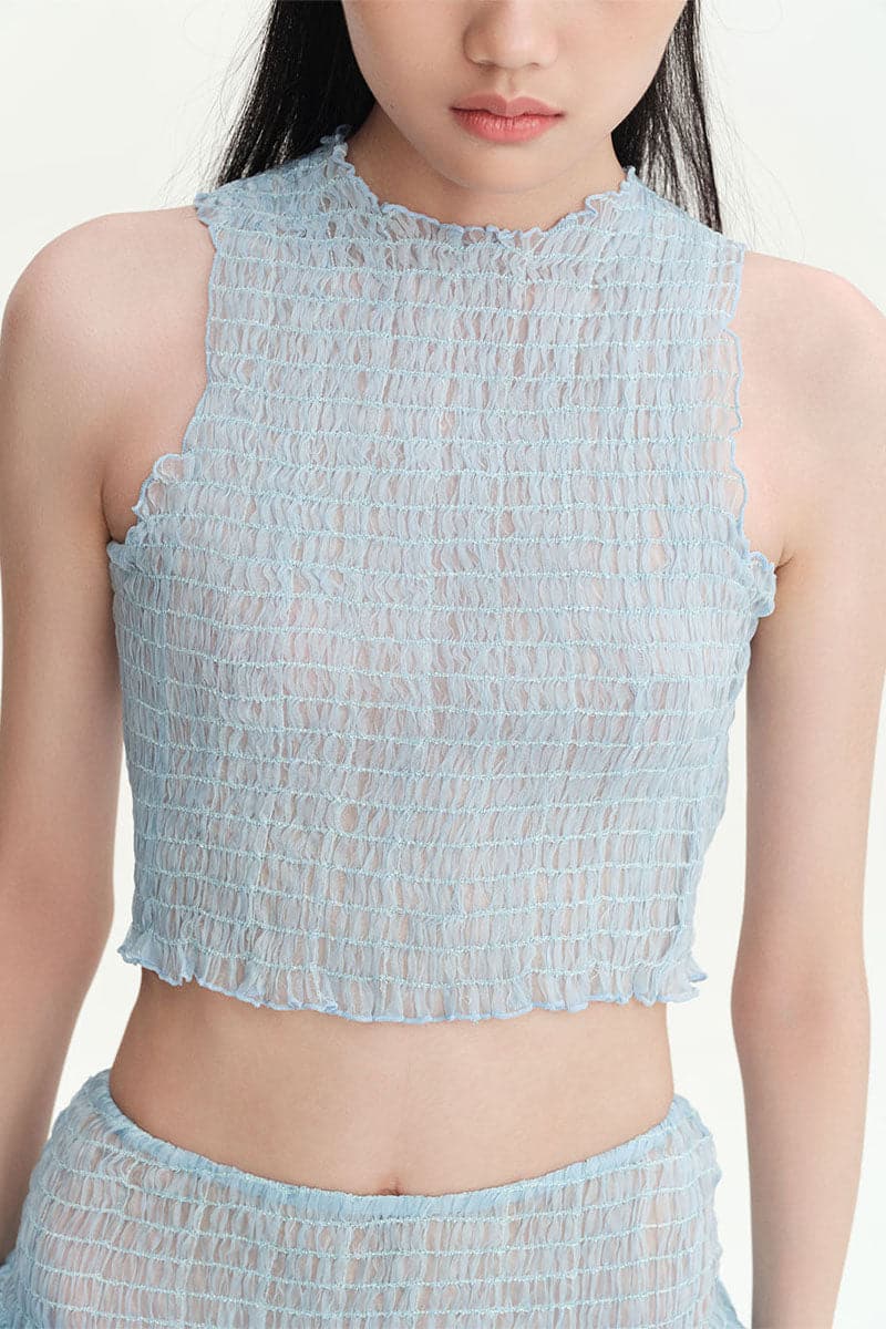 PASTEL BLUE AMELIA TOP - Image 5