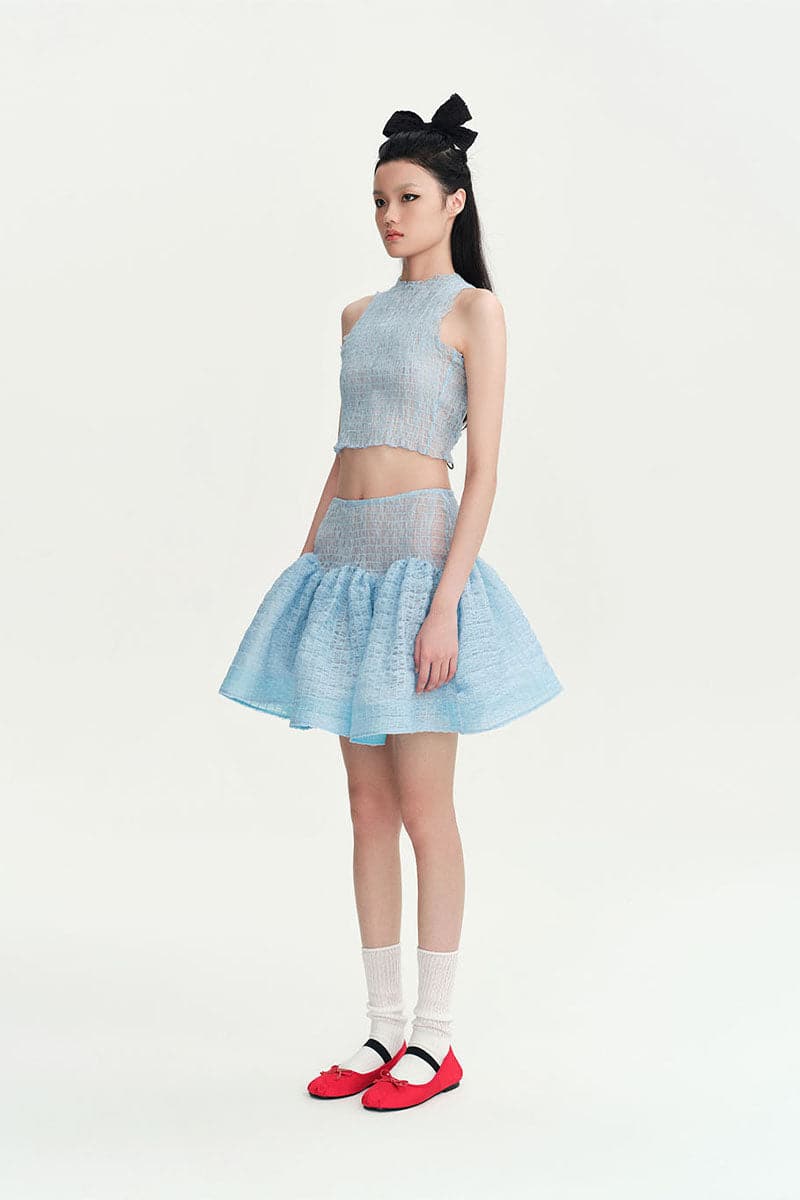 PASTEL BLUE AMELIA TOP - Image 6