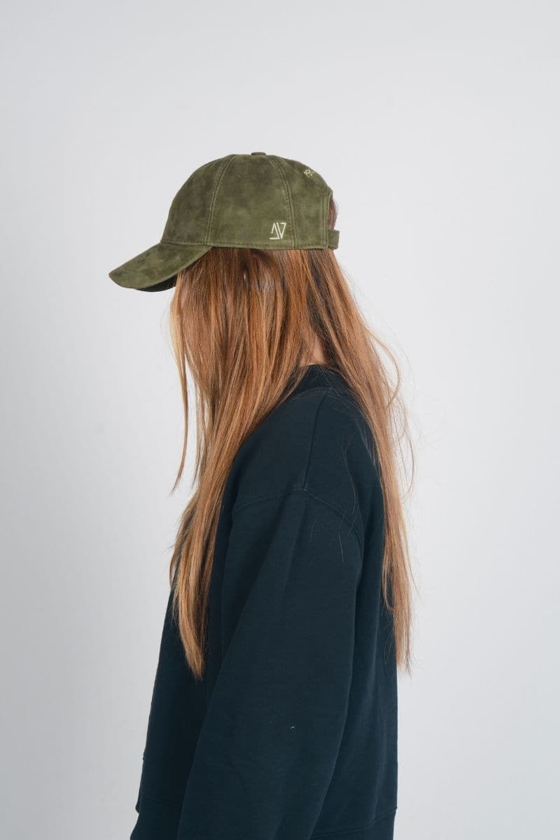 RESPECT PERSONAL SPACE BROWN UPCYCLED HAT - Image 5