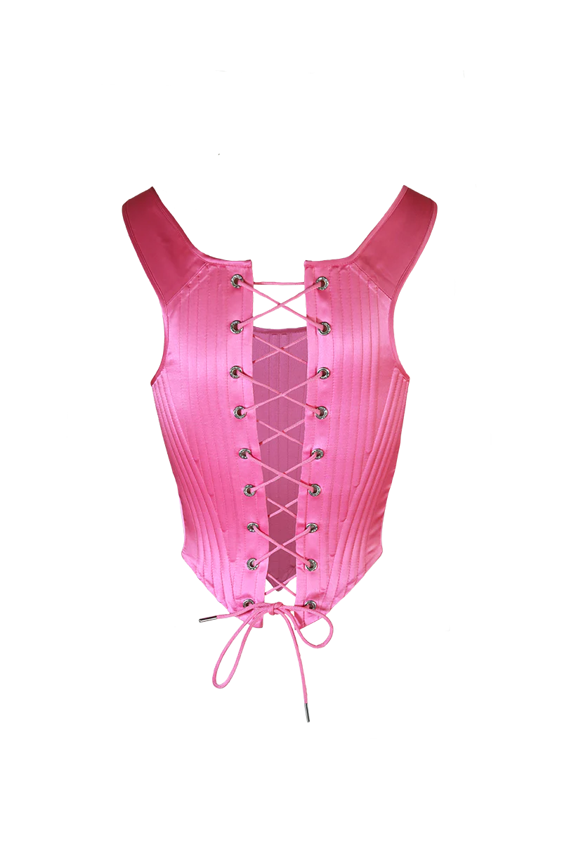 ROCOCO CORSET IN ROSE - Image 9