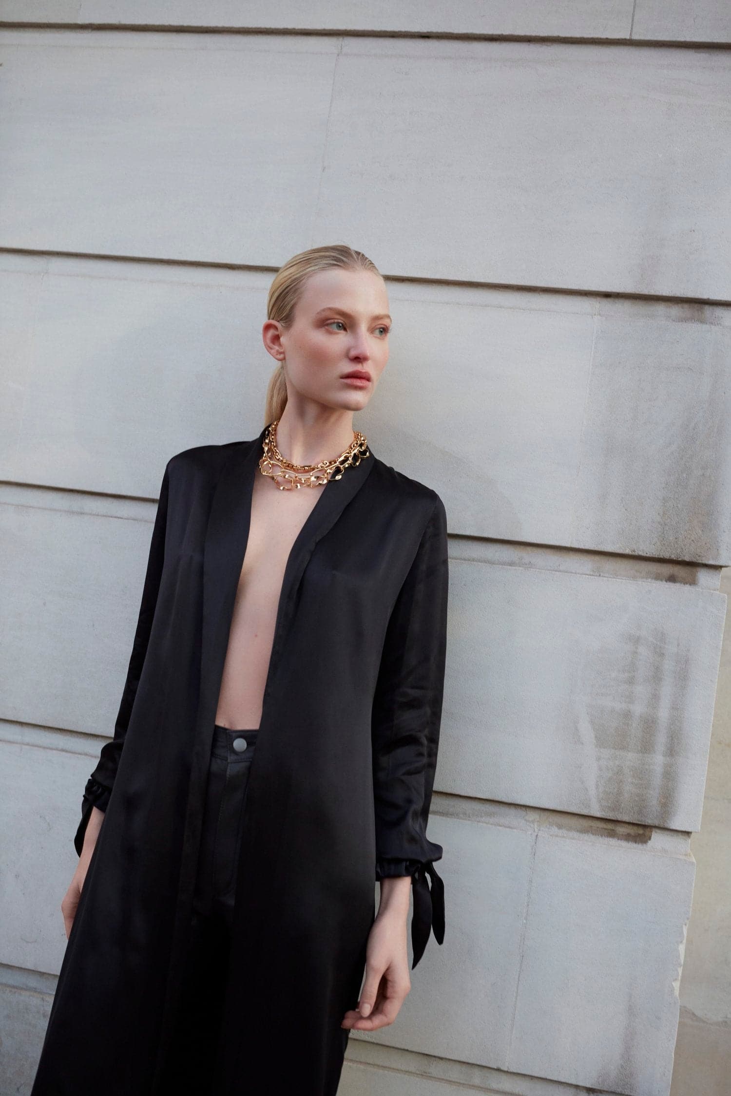 SILK DUSTER COAT - Image 3