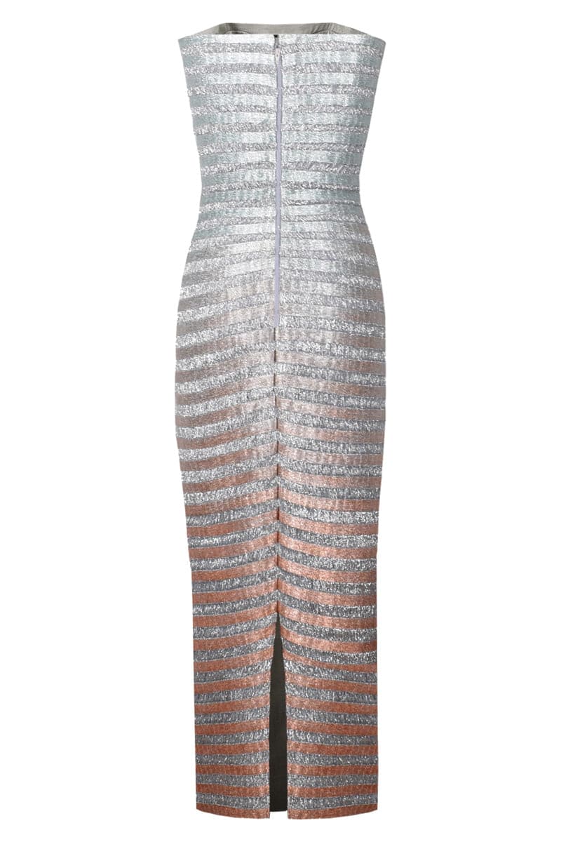 STRAPLESS GRADIENT MAXI DRESS - Image 3