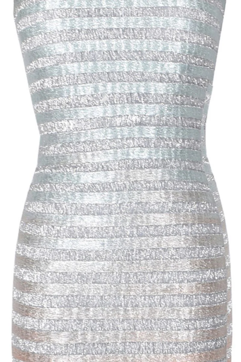 STRAPLESS GRADIENT MAXI DRESS - Image 8