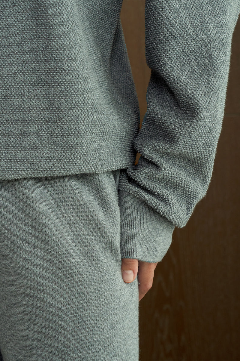 TERRA WOMEN'S KNIT SET IN GRAY - Image 6