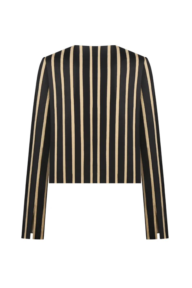 TES STRIPED STRAIGHT JACKET - Image 4