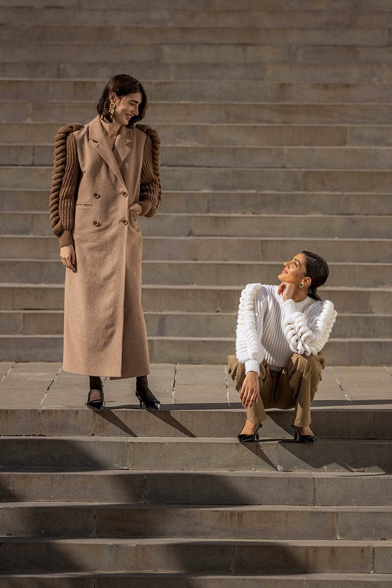 TURTLENECK WHITE SWEATER - Image 5