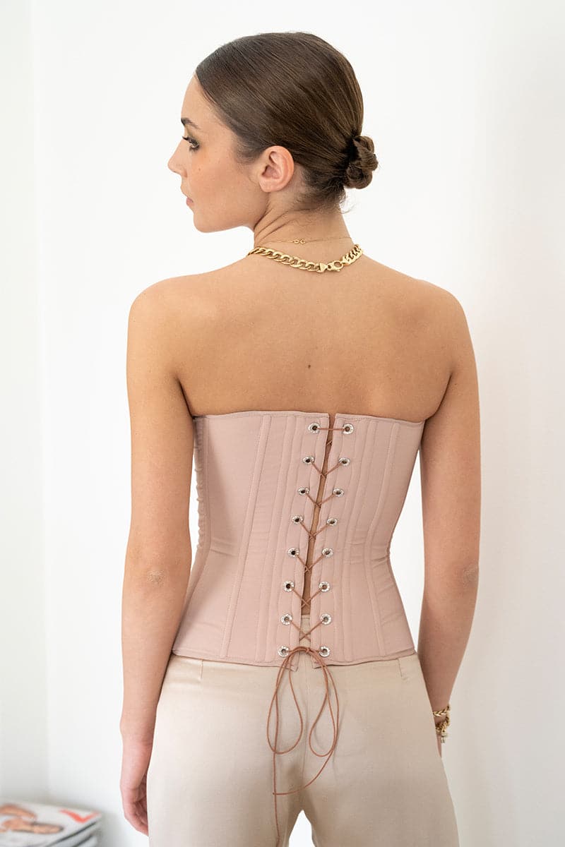 VICTORIAN CORSET IN NUDE - Image 6