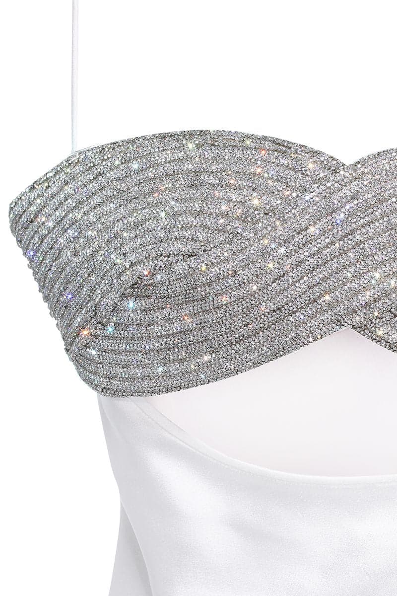 WHITE ETERNITY MAXI DRESS - Image 5