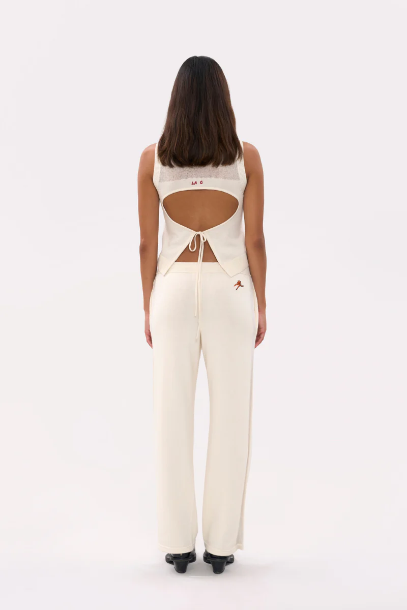 WOMENS PANTS IN CREAM - Image 4