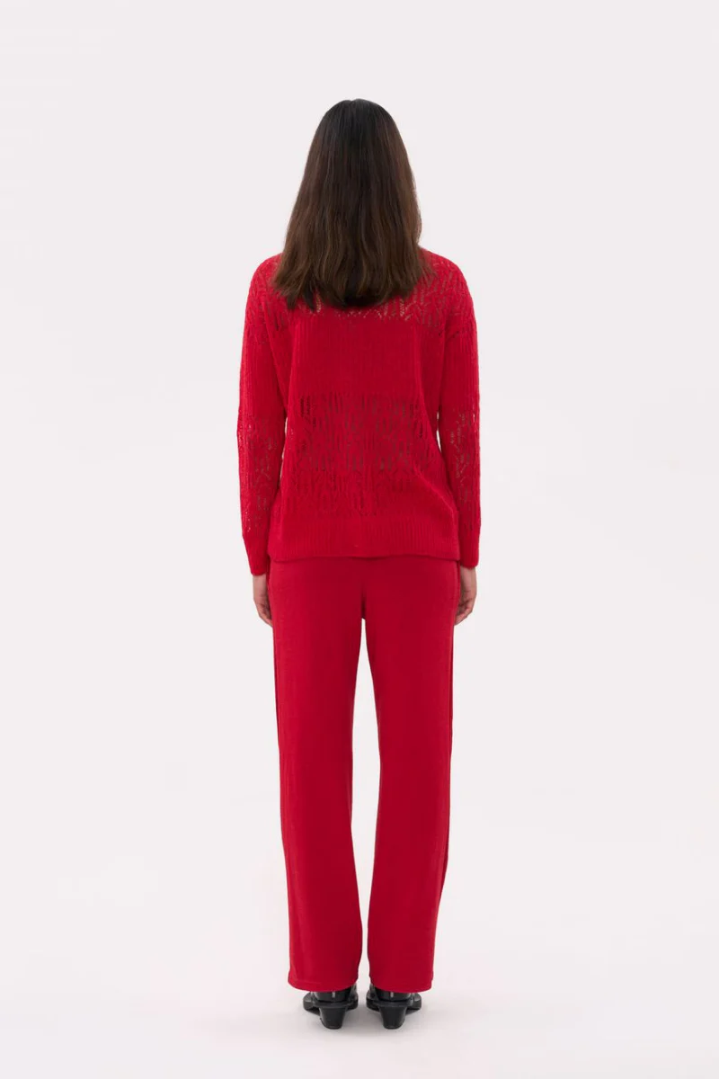 WOMENS PANTS IN RED - Image 3